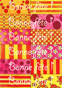 Fête colorée et joyeuse en patchwork